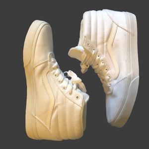 White high top vans